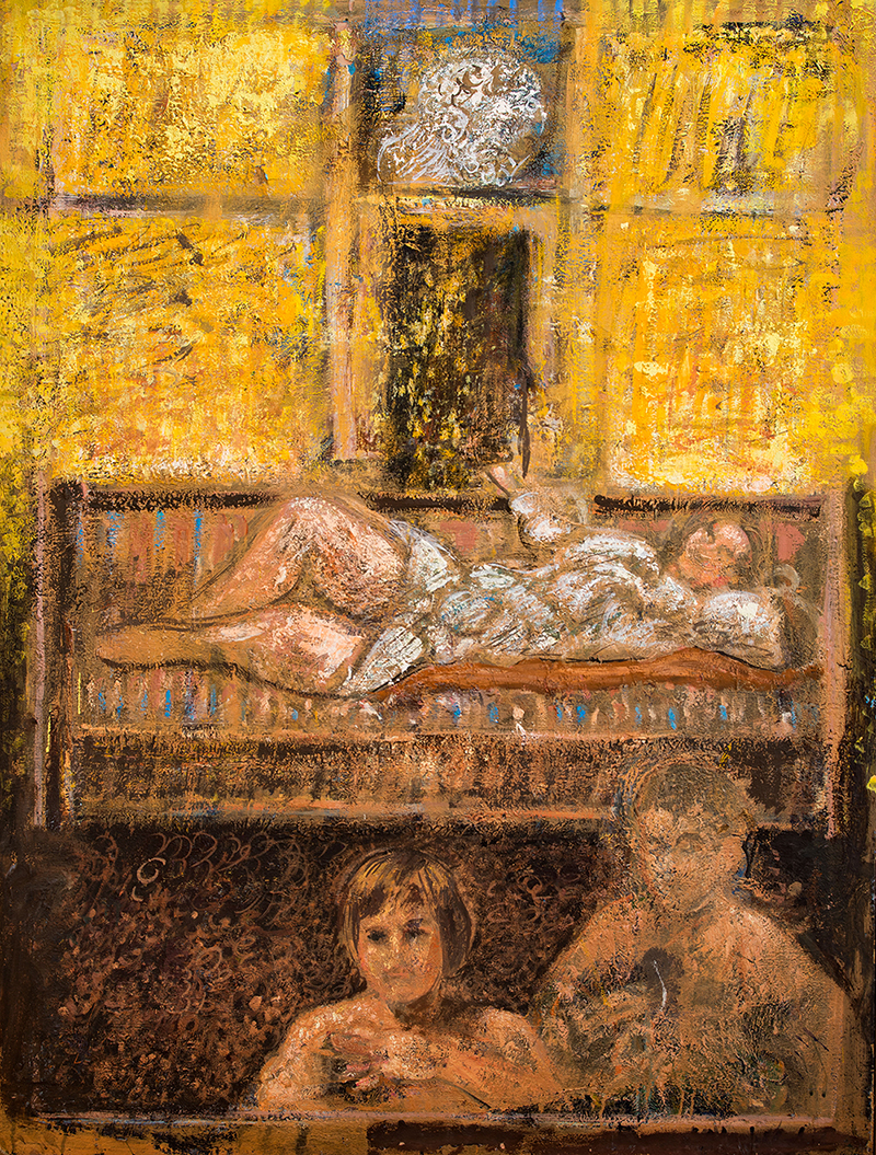 Stanze 1 1996 olio su tela, 131,5 × 98 cm Roma, collezione privata
