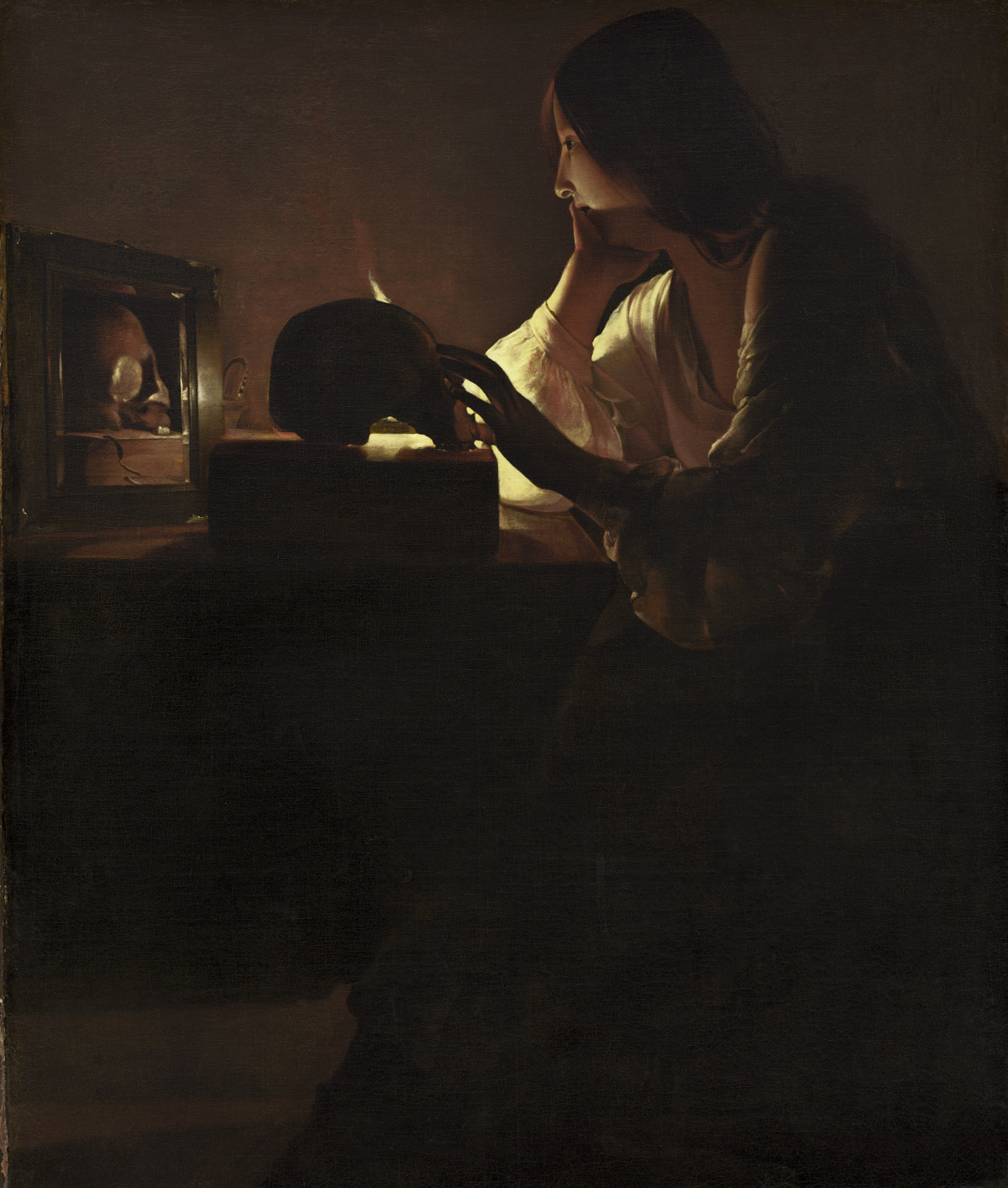 Georges de La Tour, Maddalena Penitente (The Repentant Magdalene), 1635-1640, olio su tela, 113x92,7, National Gallery of Art, Washington D.C., U.S.A