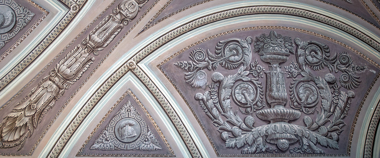 Sala degli Arazzi_dettaglio della volta