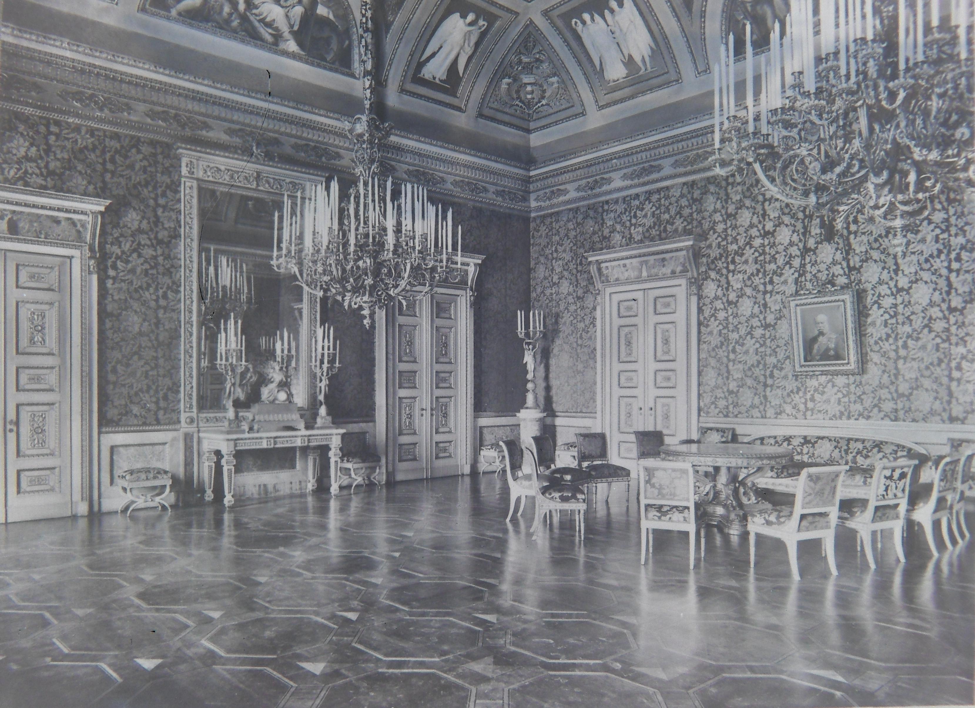 Palazzo Reale Sala del Consiglio dei Ministri. Foto Lissoni
