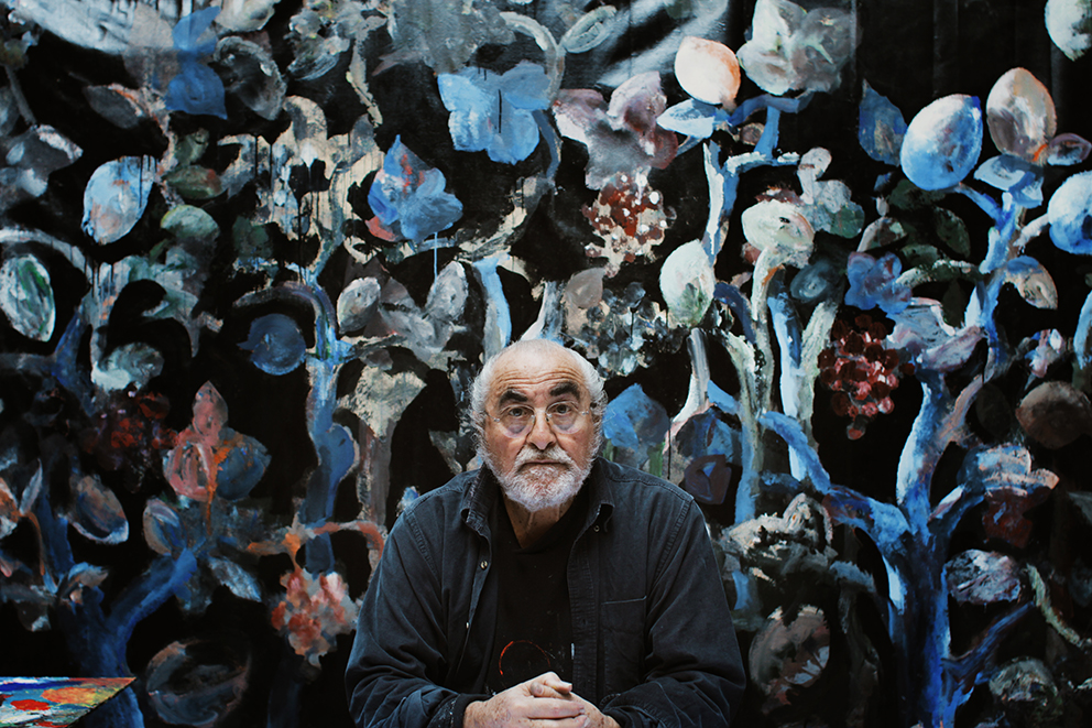 Ercole Pignatelli nel suo studio (C) Francesco Pignatelli