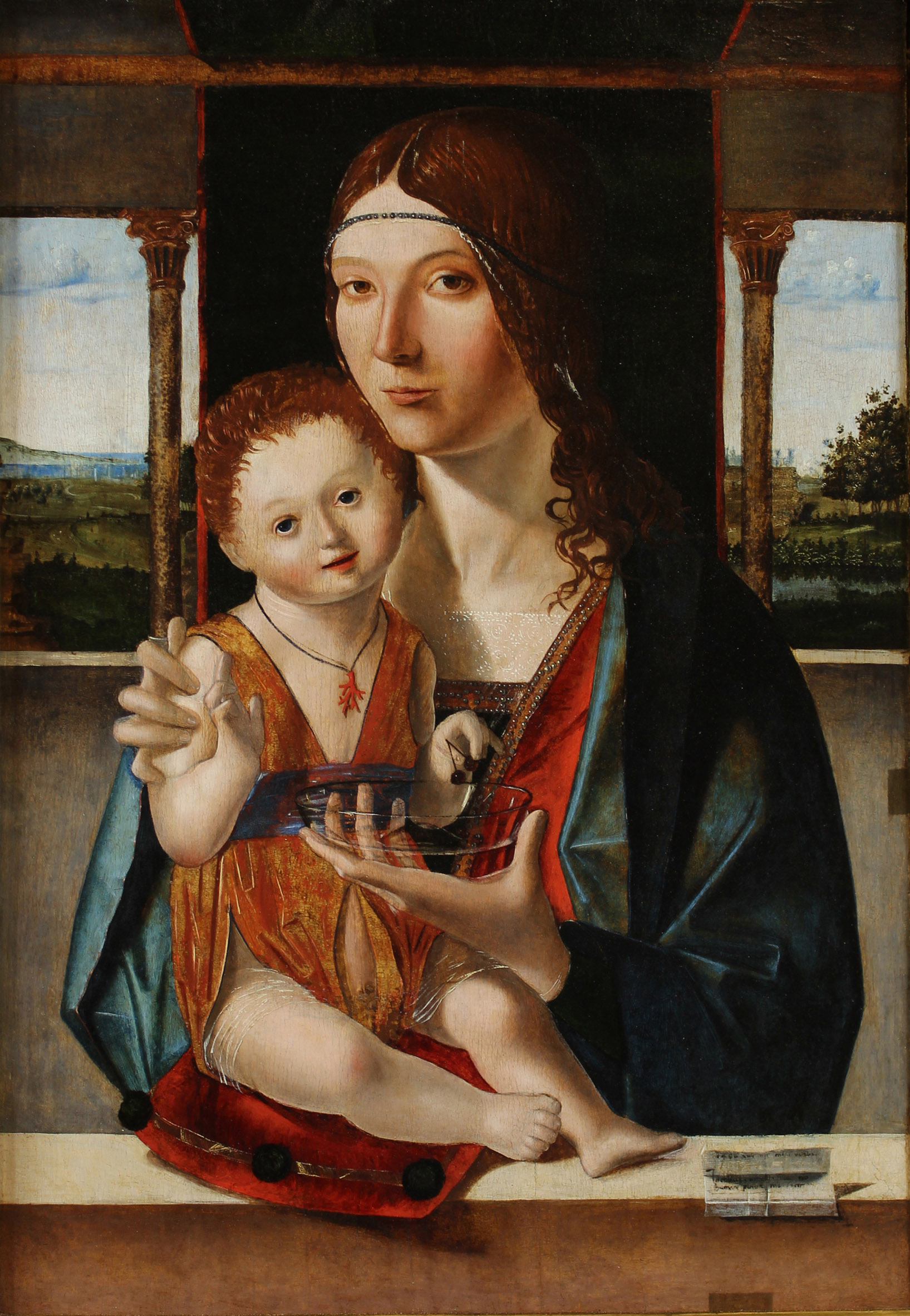 madonna col bambino . Antonello da messina