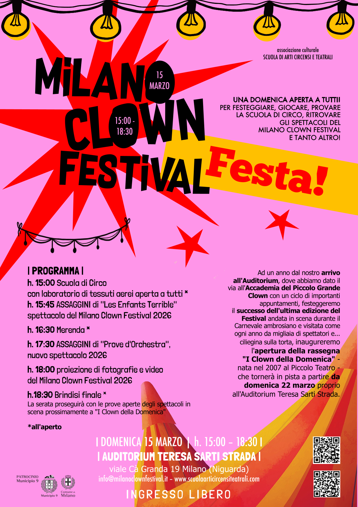 La festa di Milano Clown Festival