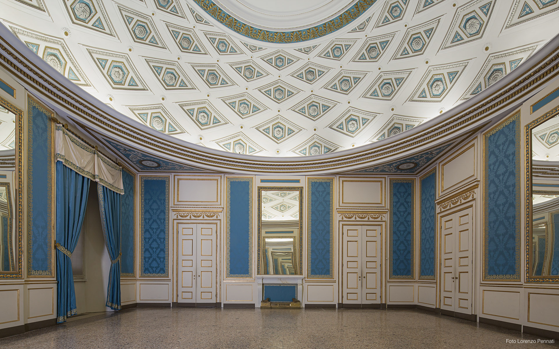 Palazzo Reale Sala dei Ministri. Foto Lorenzo Pennati