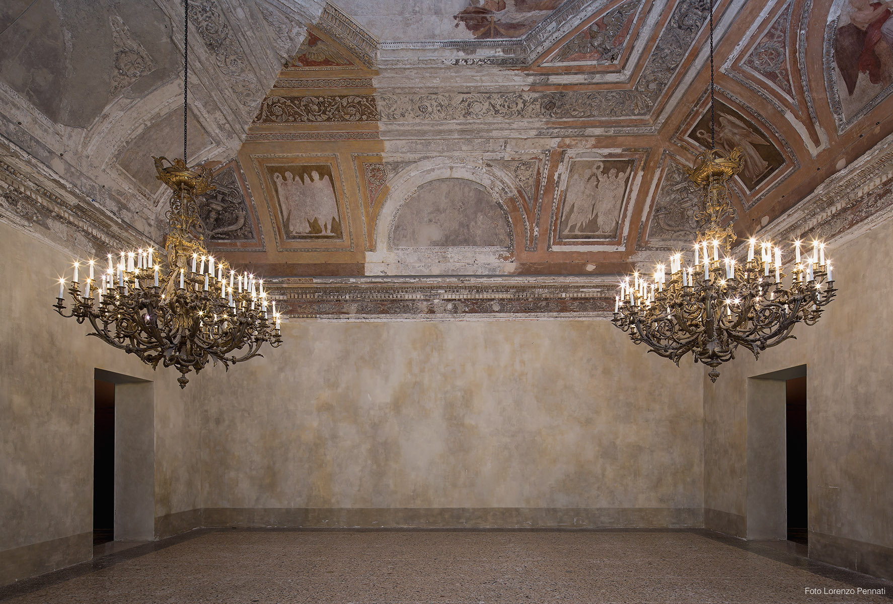 Palazzo Reale Sala del Trono. Foto Lorenzo Pennati