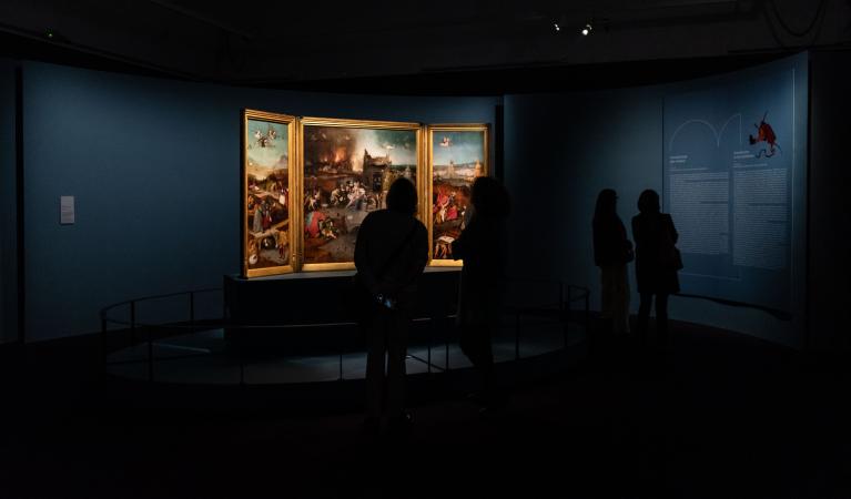vista della mostra Bosch e un altro Rinascimento, photo credits @CarlottaCoppo
