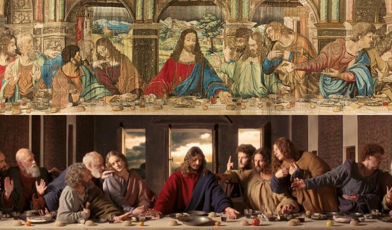 la cena di leonardo