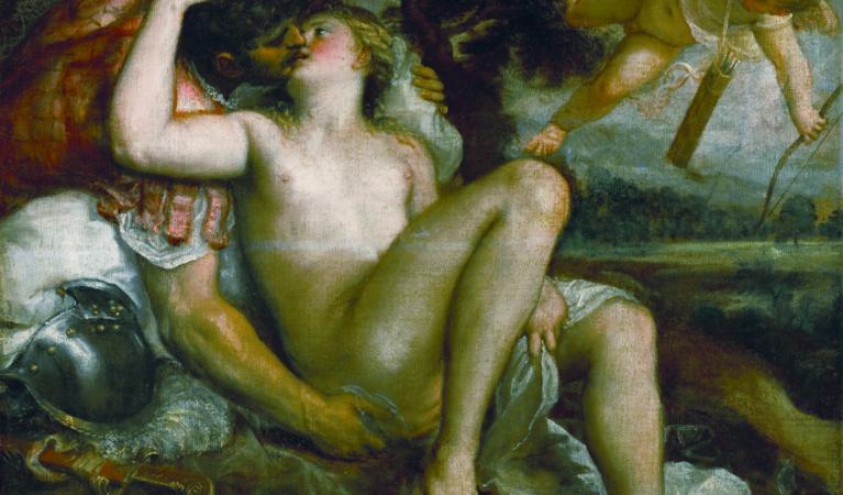 Tiziano,Marte, Venere e Amore, Vienna, Kunsthistorisches Museum