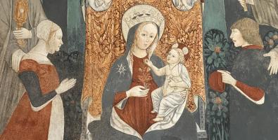 Daniele de Bosis, Madonna con Bambino, Chiesa della Madonna del Latte, Gionzana