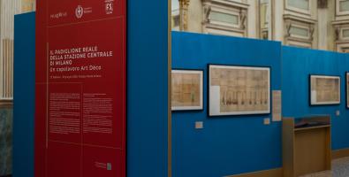 IL PADIGLIONE REALE DELLA STAZIONE CENTRALE DI MILANO, exhibition views, Palazzo Reale 2025, photo Carlotta Coppo