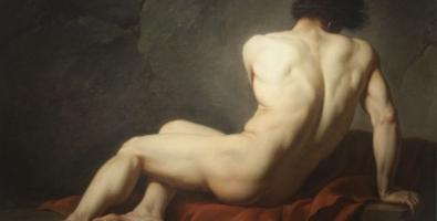 JACQUES-LUIS DAVID, Nudo maschile detto Patroclo, 1780, Olio su tela