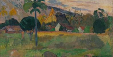 Paul Gauguin. Haere Mai , 1891. Olio su iuta