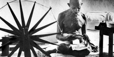 Gandhi, Pune, 1946. © Images by Margaret Bourke-White. 1946 The Picture Collection Inc. All rights reserved