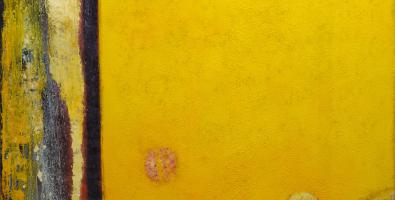 La colomba minacciata dall’uomo ombra 1967 olio su tela, 140 × 151 cm Milano, Museo del Novecento, collezione Boschi Di Stefano