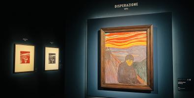 Exhibition views MUNCH il grido interiore, 2024 Palazzo Reale photo credits Pablo Riccomi