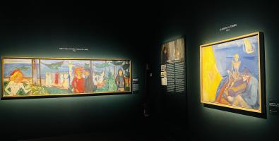 Exhibition views MUNCH il grido interiore, 2024 Palazzo Reale photo credits Pablo Riccomi